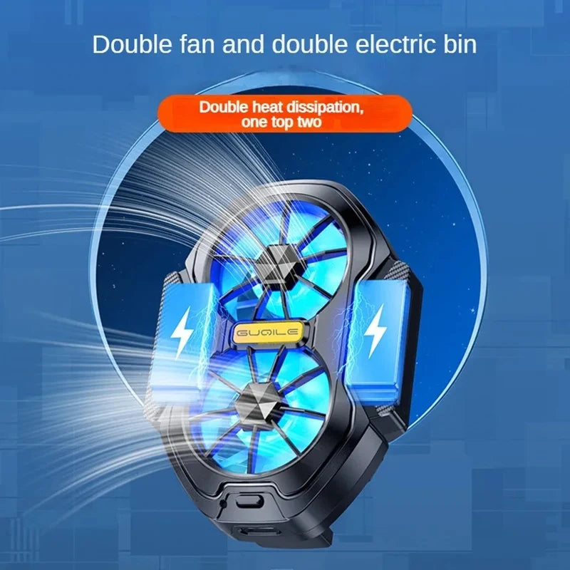 Universal Dual-Fan Phone Cooler