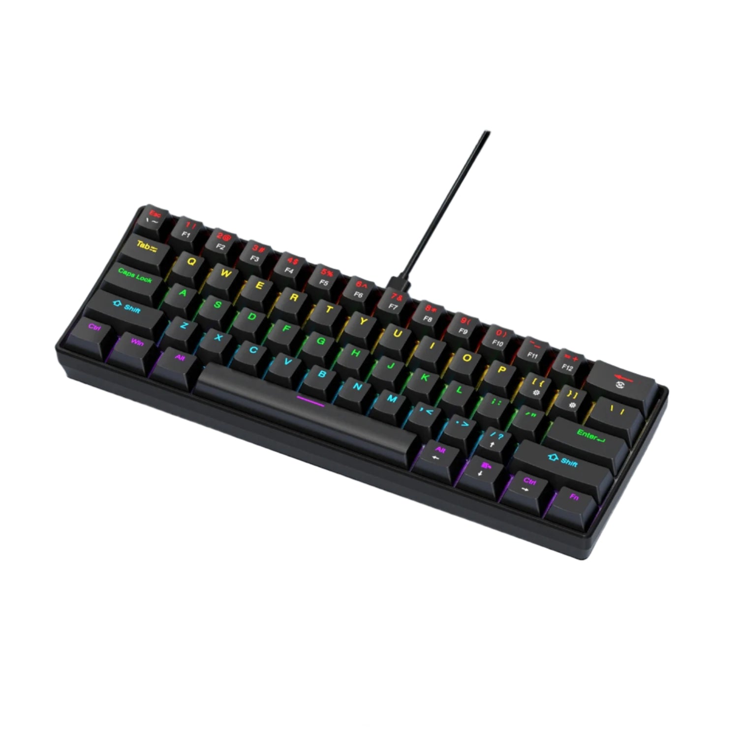 APAYADO K61 60% Compact Wired Mechanical Keyboard