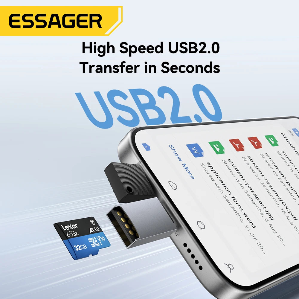 Essager Dual Interface Card Reader