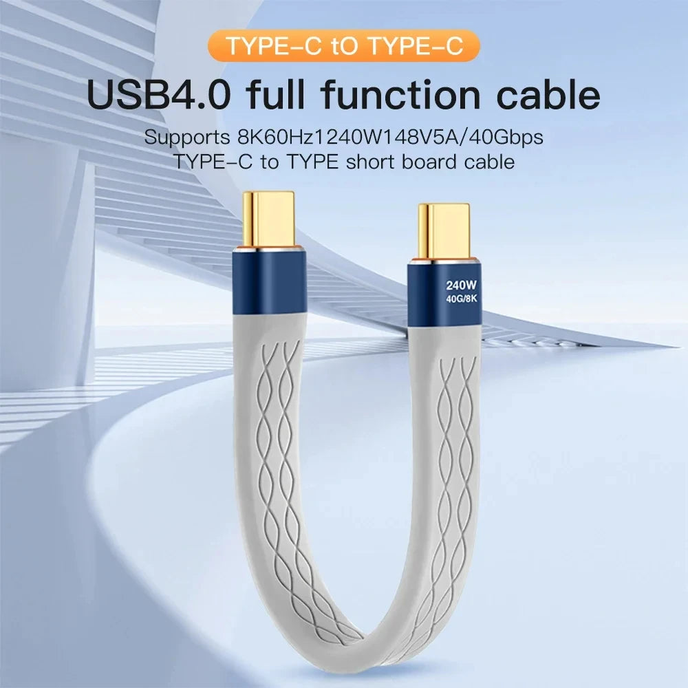 NNBILI USB4 40Gbps USB-C to USB-C Cable