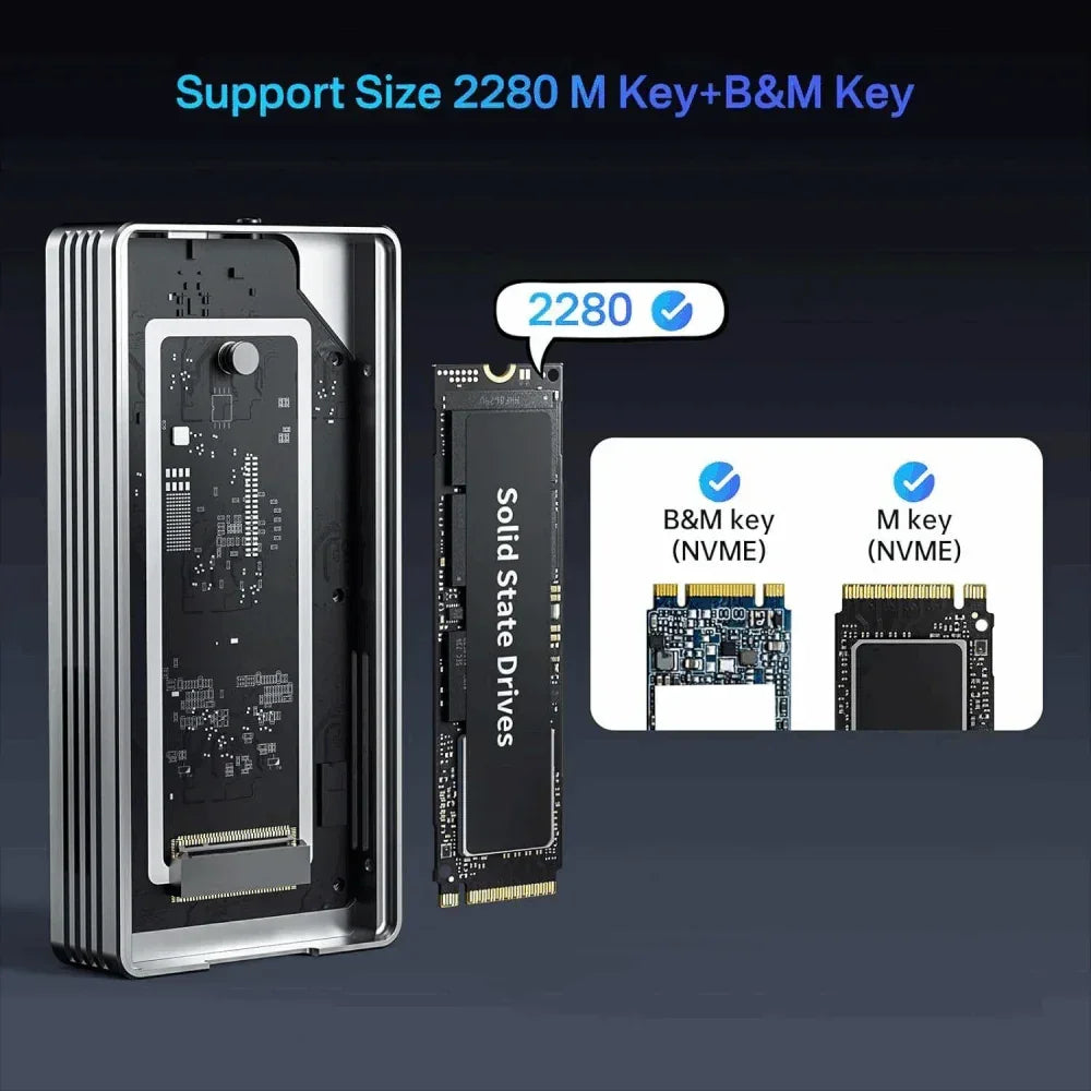 Acasis High-Speed 40Gbps USB 4.0 NVMe SSD Enclosure