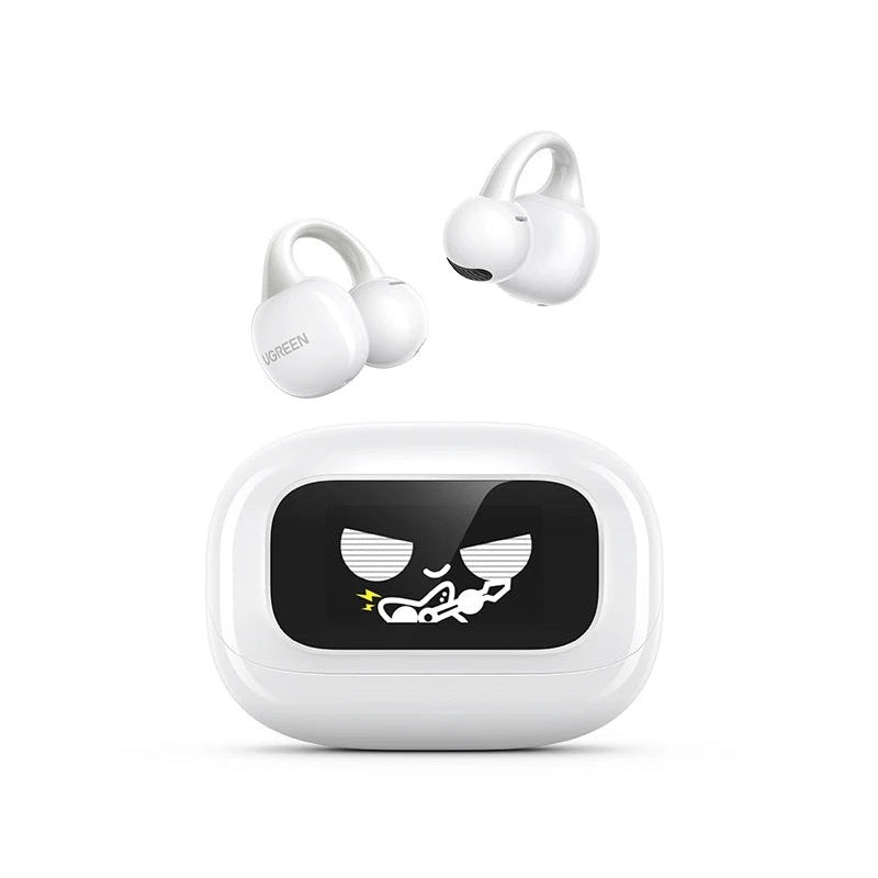 UGREEN ClipBuds Magic TWS Bluetooth Earphones with Smart LCD Display & AI Call Noise Cancellation