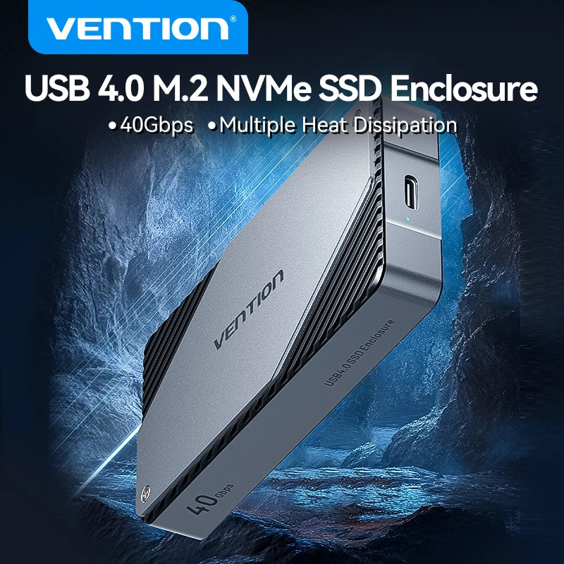 Vention 40Gbps M.2 NVMe SSD Enclosure Case