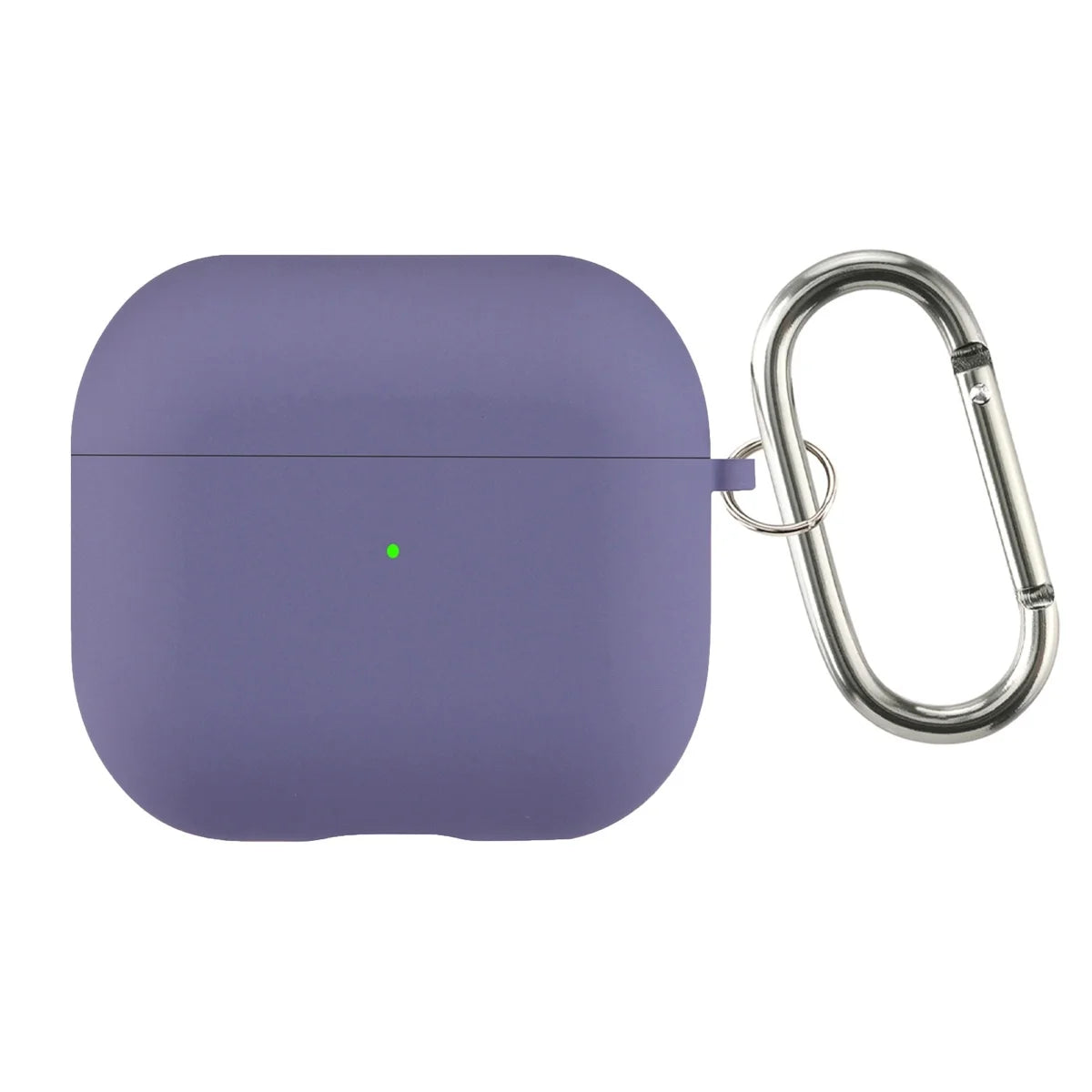 Inner Flocking Silicone and PC Keychain Case for AirPods 4
