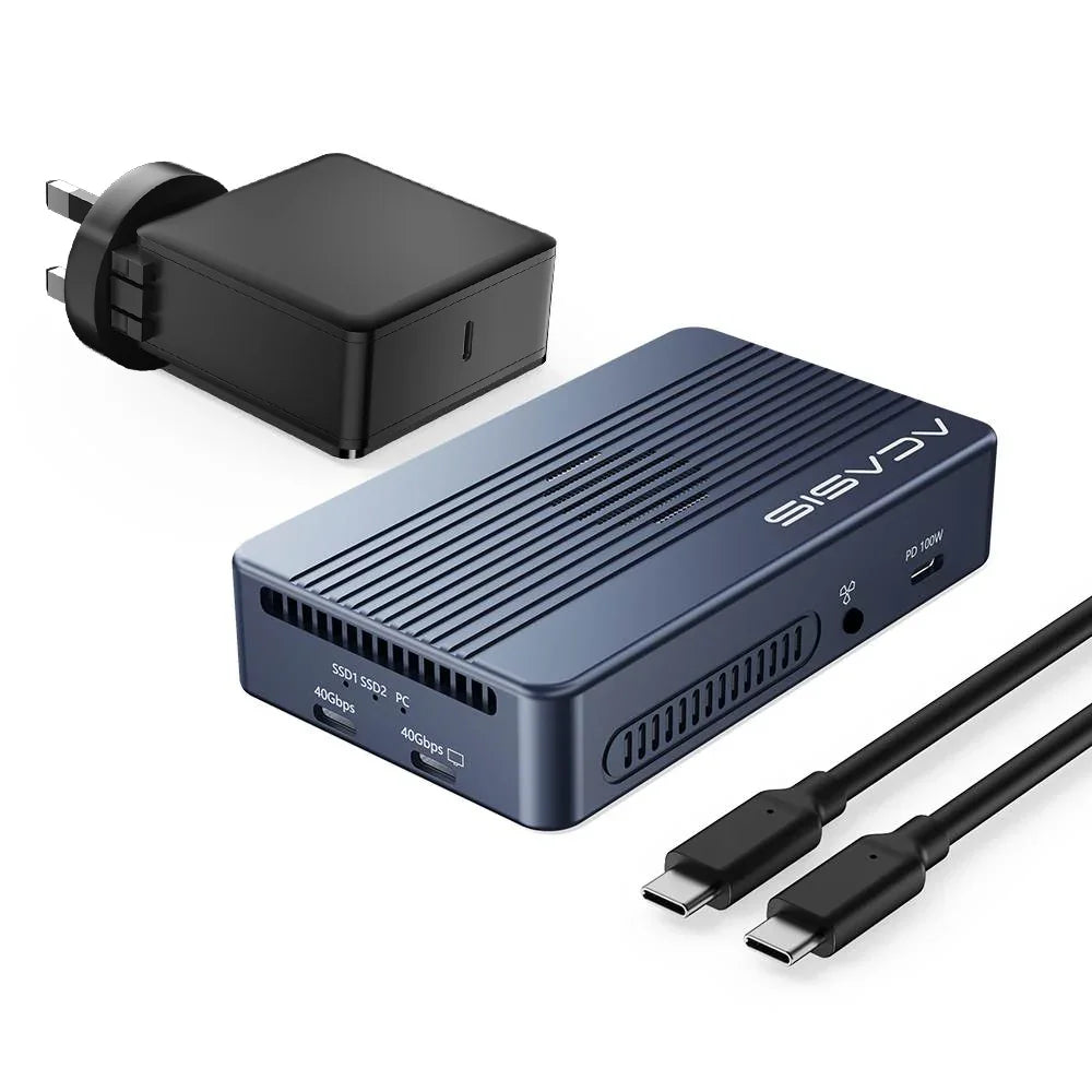 Acasis 6-Port USB-C Dock with NVMe SSD Enclosure