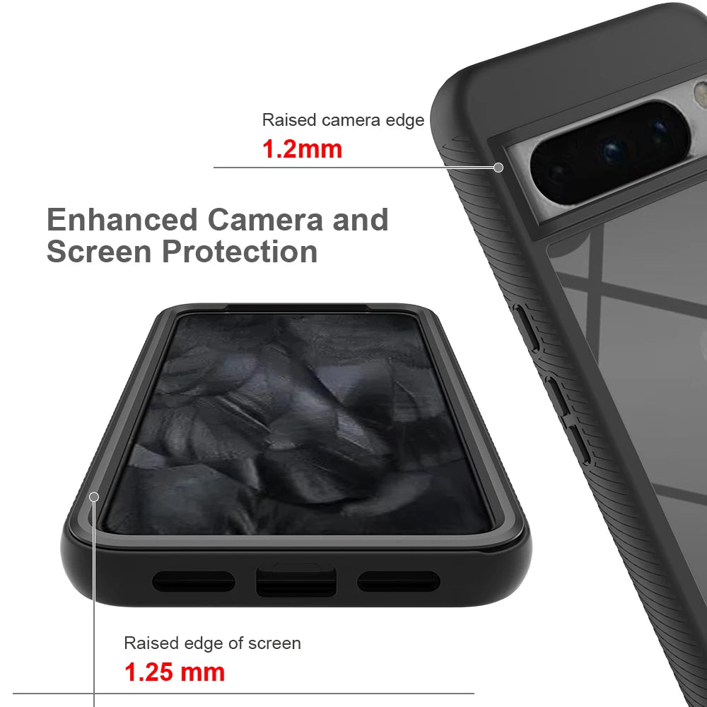 Hybrid Rugged Armor Shockproof Case For Google Pixel 7 Series