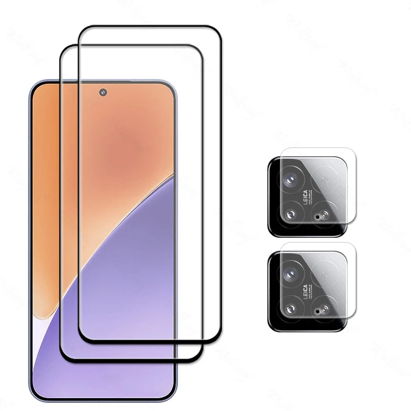 Xiaomi 15 Full-Cover Tempered Glass Screen and Camera Protector