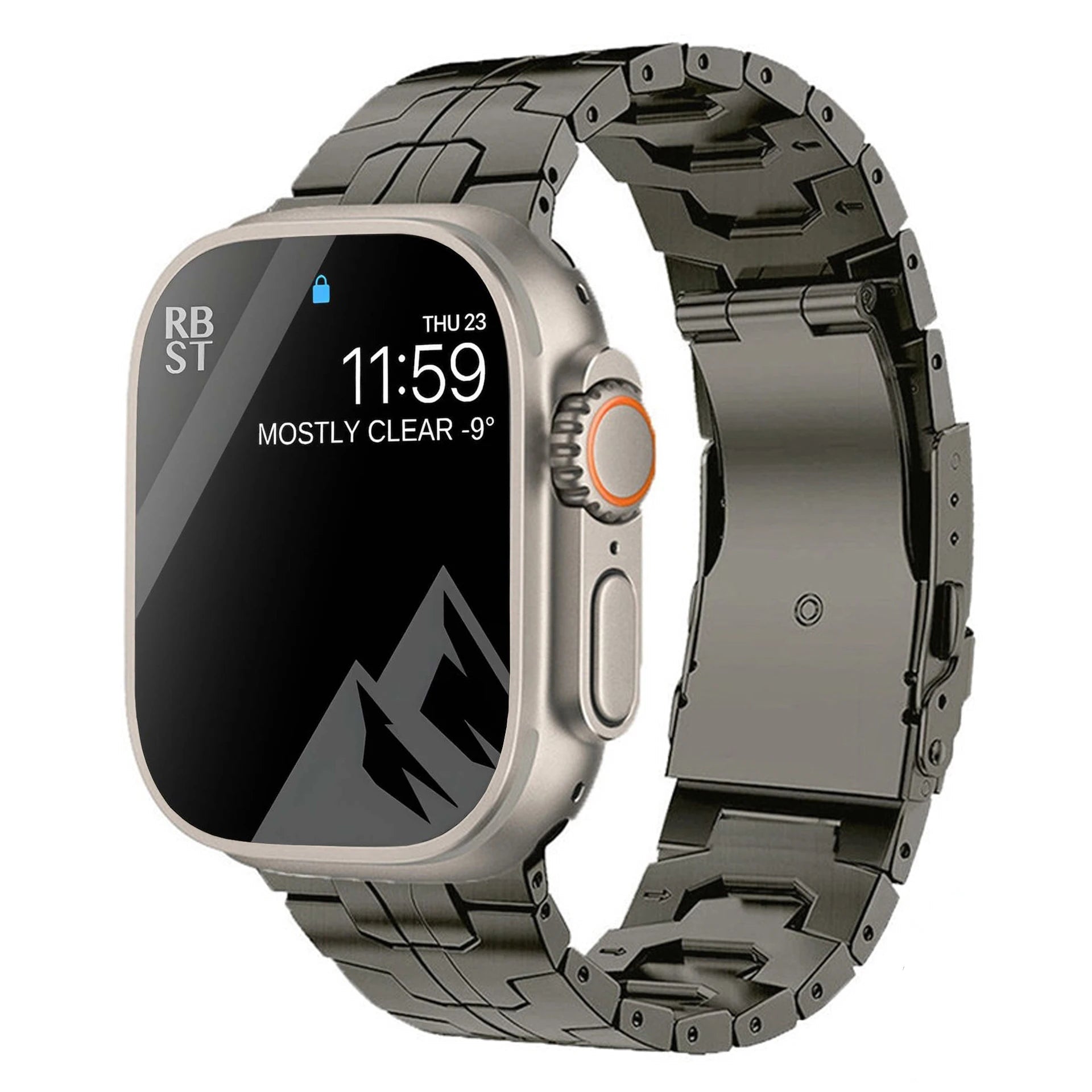 Luxury Titanium Metal Strap for Apple Watch