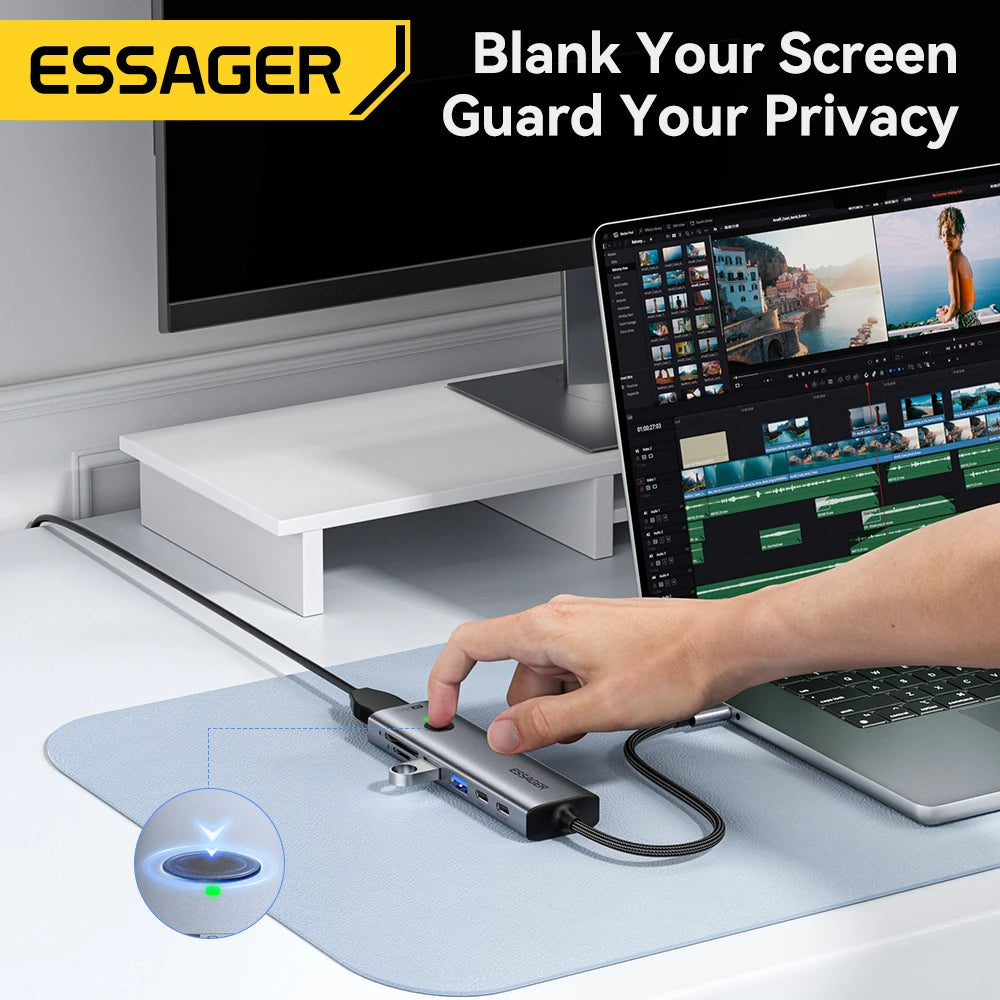 Essager USB-C 7-in-1 Multiport Adapter