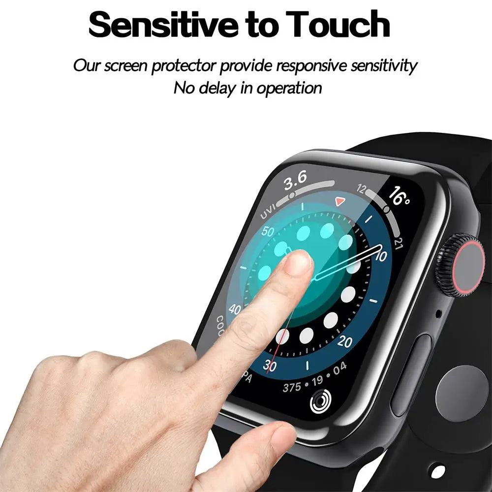 Soft Glass 9D HD Full Film Screen Protector for Apple Watch
