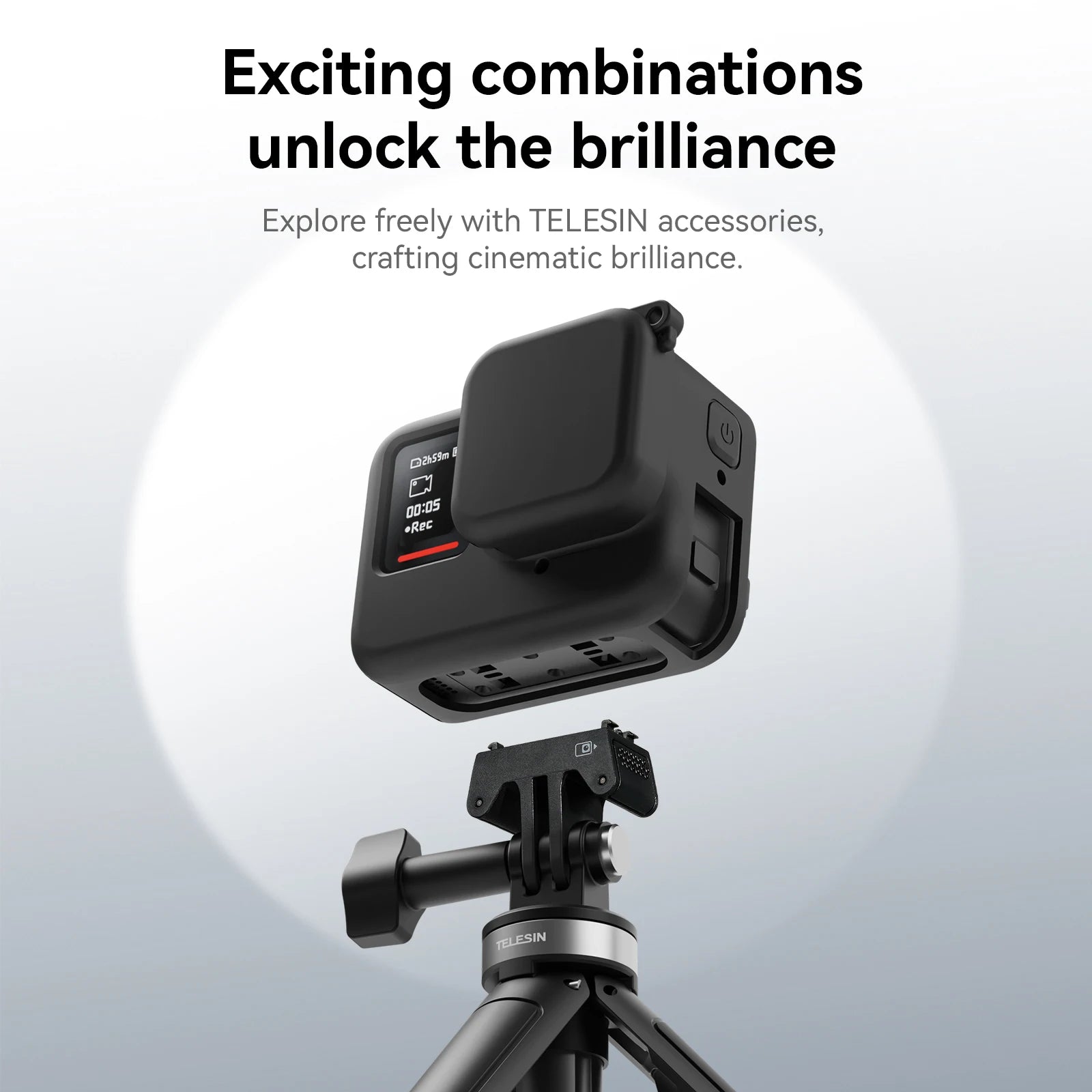 TELESIN Soft Silicone Lens Cap for Insta360 Ace – Protective & Durable