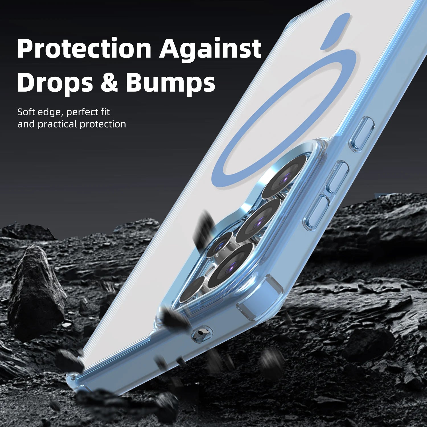 Premium Acrylic Transparent Magnetic Case for Samsung Galaxy S25 Series