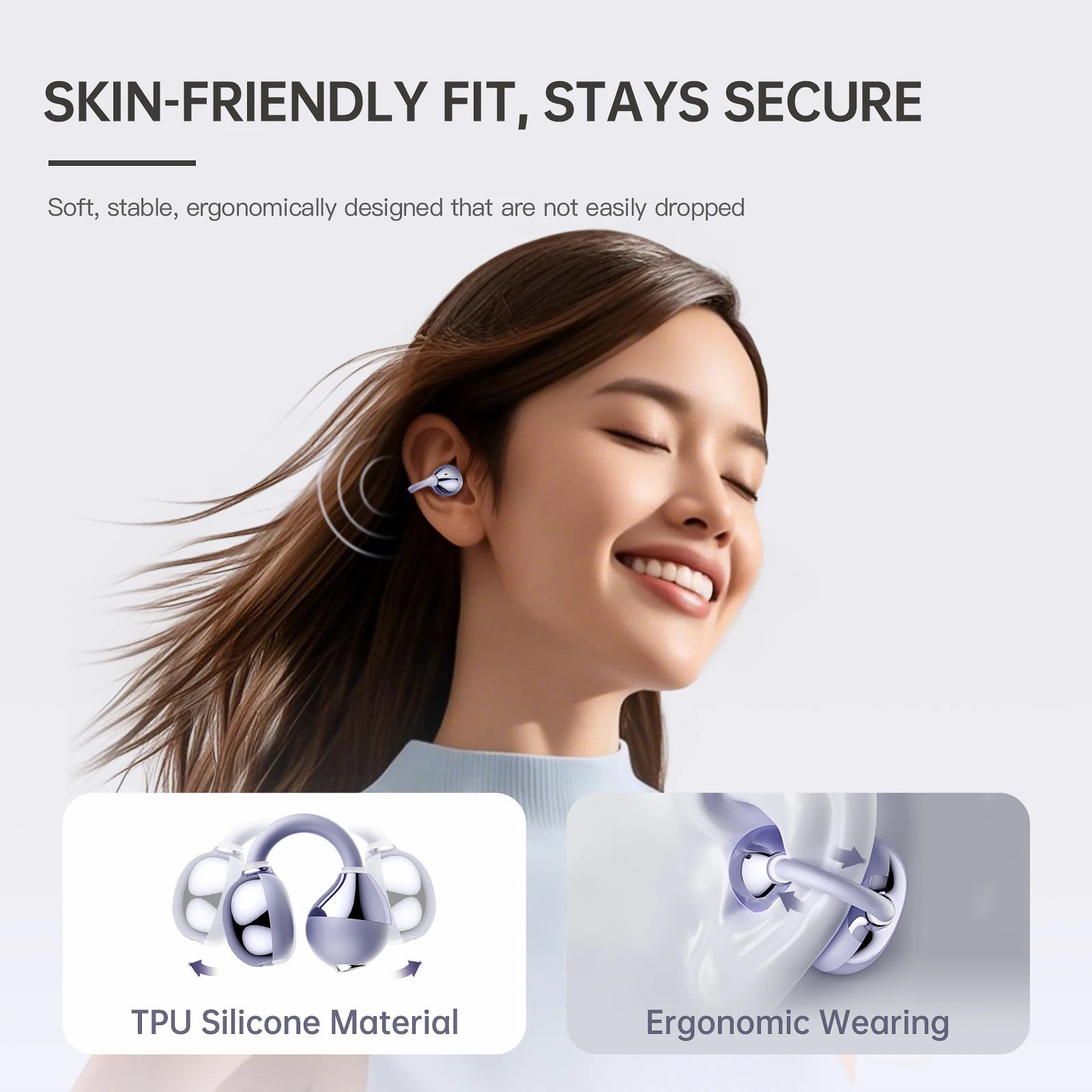 iKF Air Clip Wireless Open-Ear Earphones