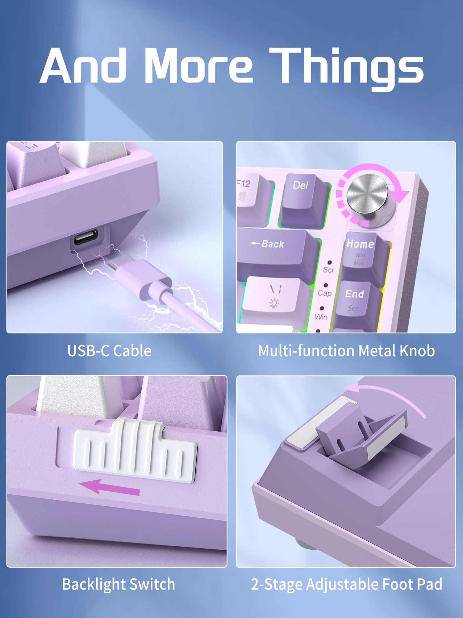 MageGee SKY81 75% RGB Wired Mechanical Keyboard