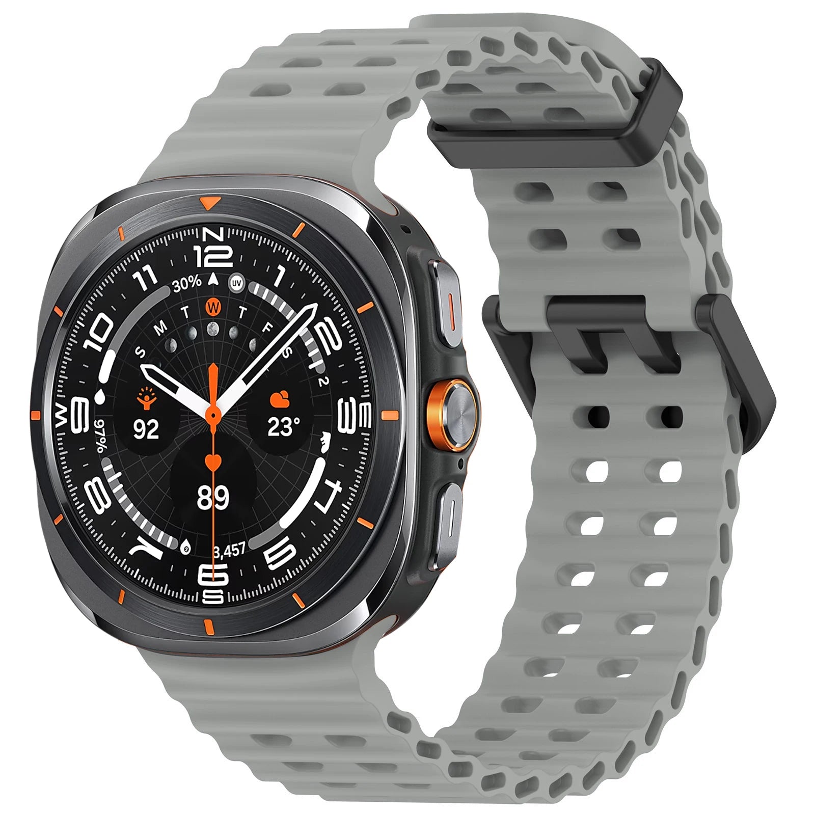 Marine Silicone Sport Band for Samsung Galaxy Watch Ultra and Samsung Galaxy Watch Ultra (2025)