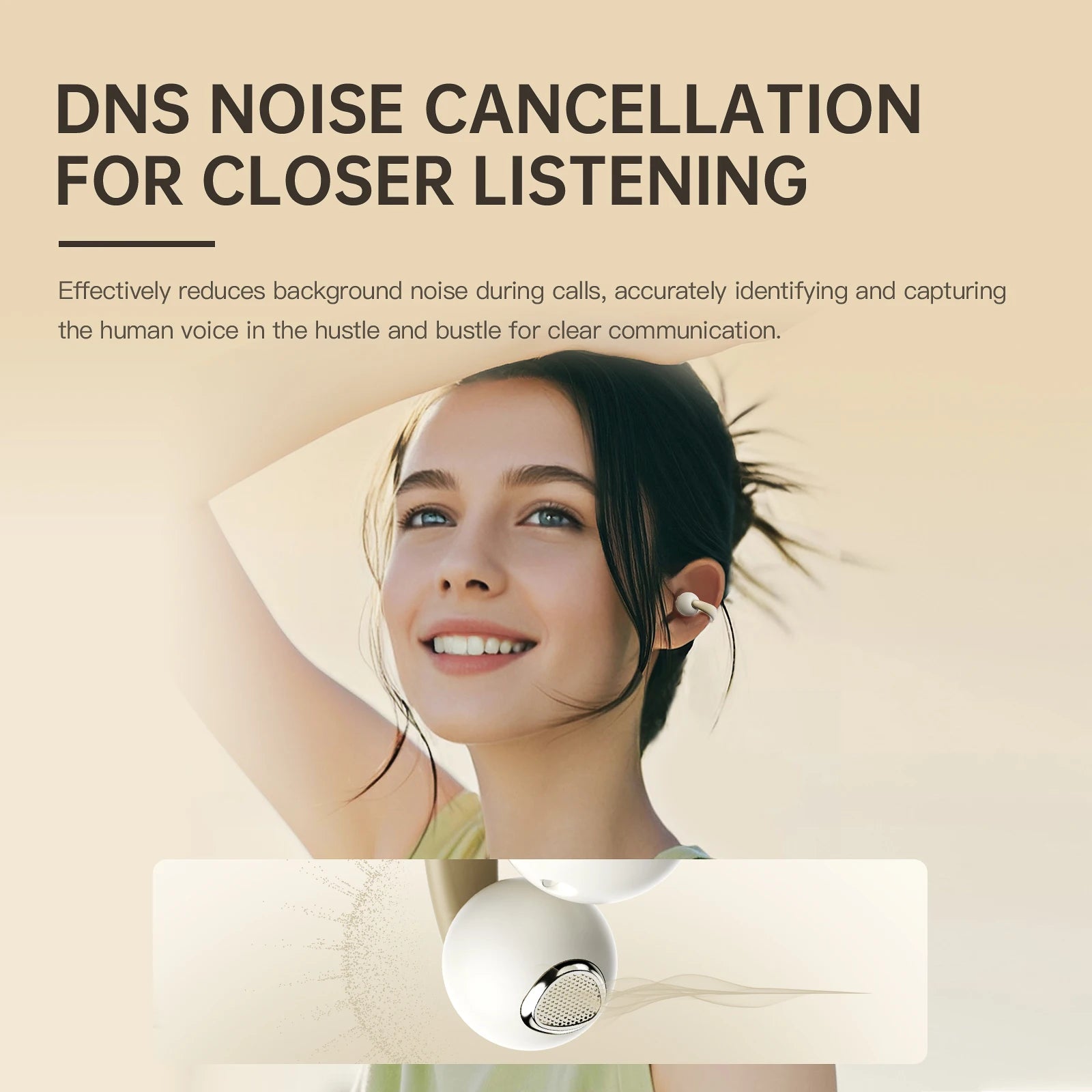 iKF Pet Clip Open-Ear Bluetooth Earbuds