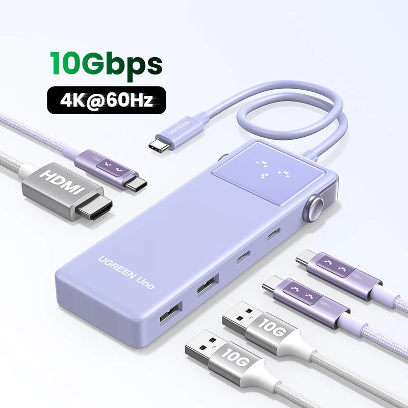 UGREEN Uno 6-in- 1 10Gbps USB-C HUB