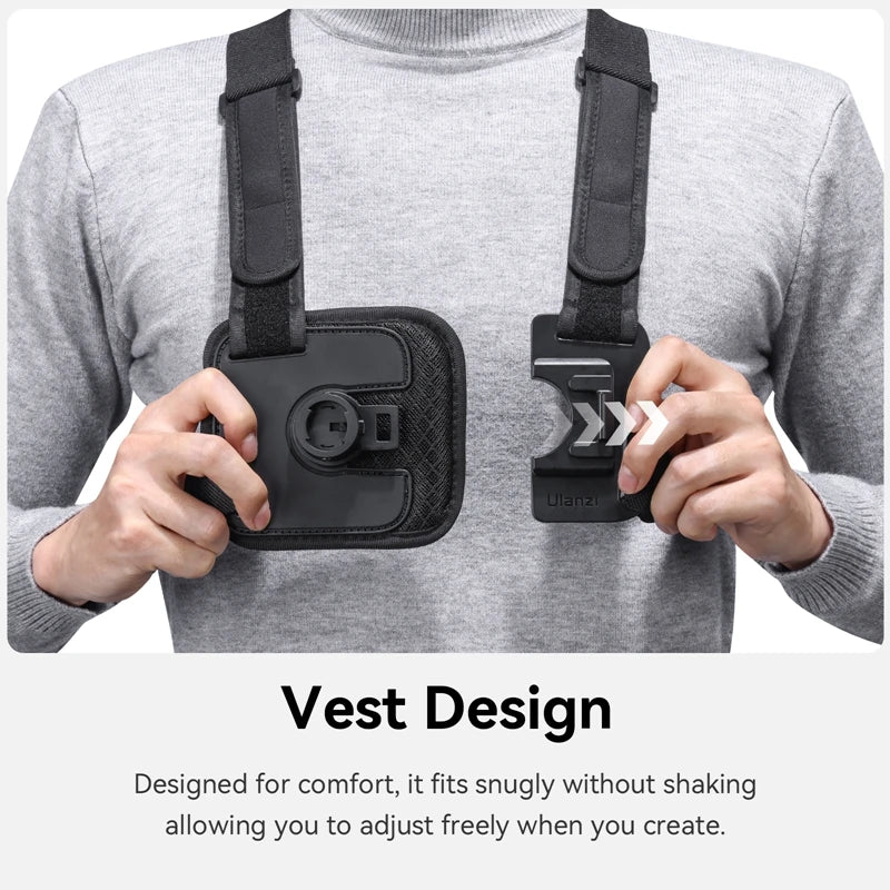 Ulanzi Go-Quick II Magnetic Chest Strap Mount