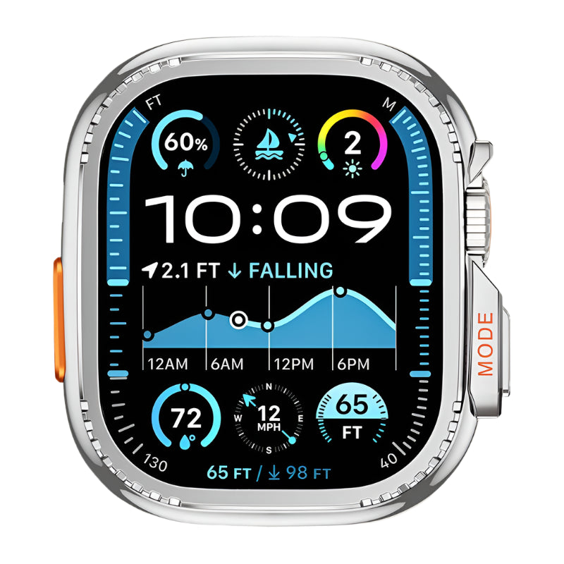 Durable Metal Bumper Frame for Apple Watch