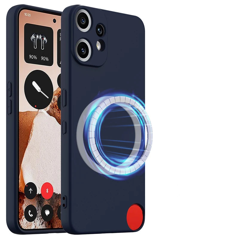 Soft Silicone Magnetic Case for Nothing CMF Phone 2 Pro