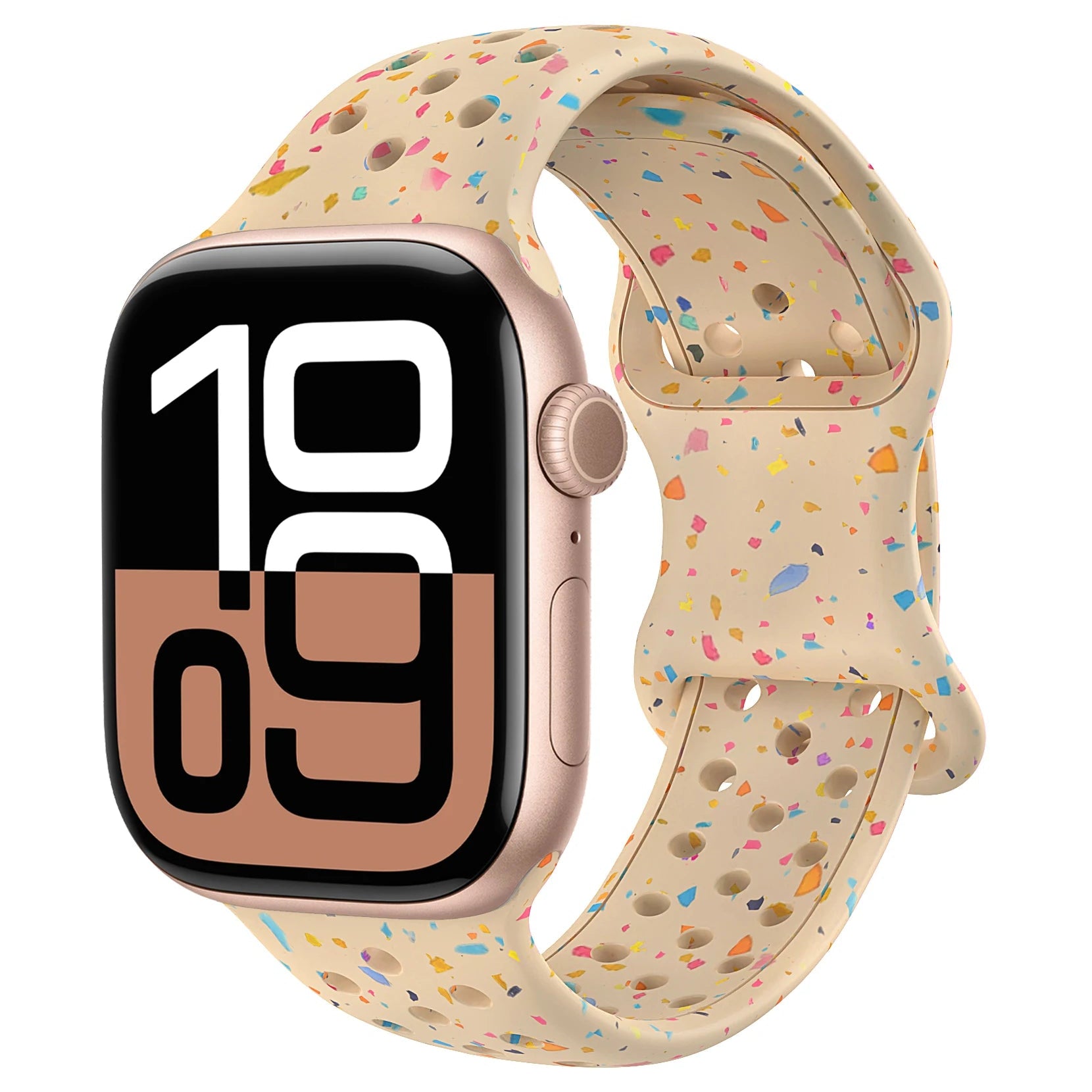 Breathable Sport Silicone Strap for Apple Watch