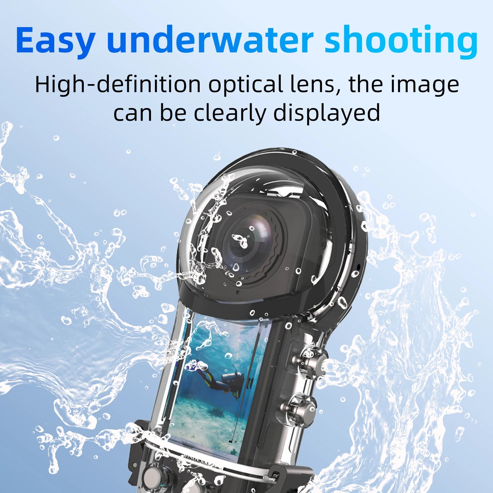 Protective 40M Underwater Case for Insta360 X5