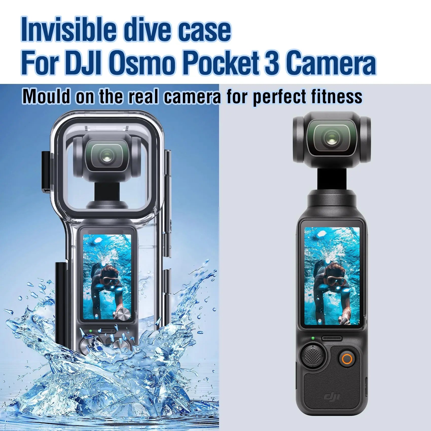Waterproof Diving Housing Cover for DJI OSMO Pocket 3