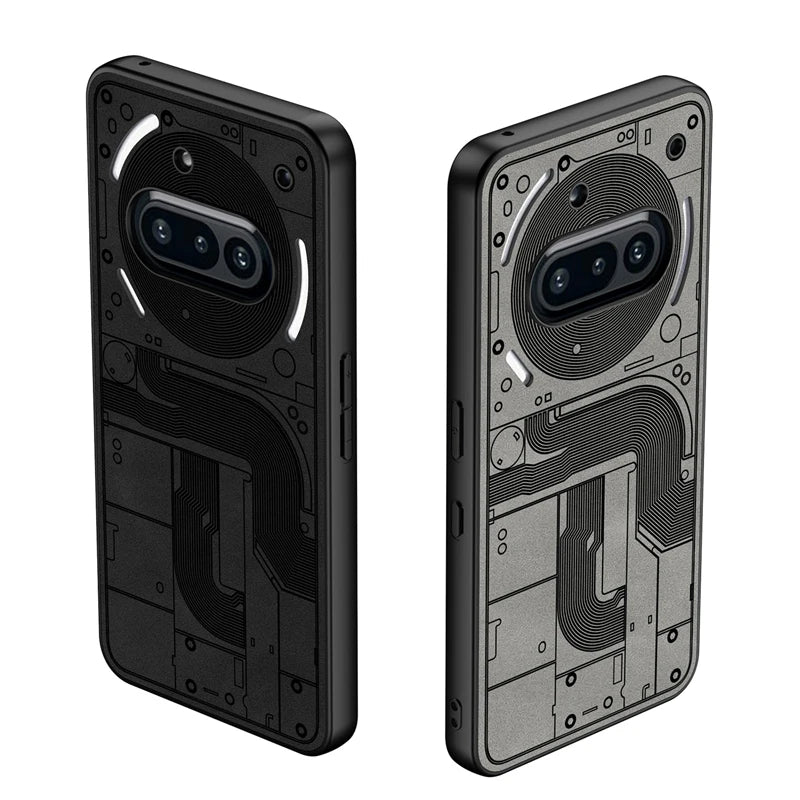 Matte PU Leather & Silicone Case for Nothing Phone 3a / 3a Pro