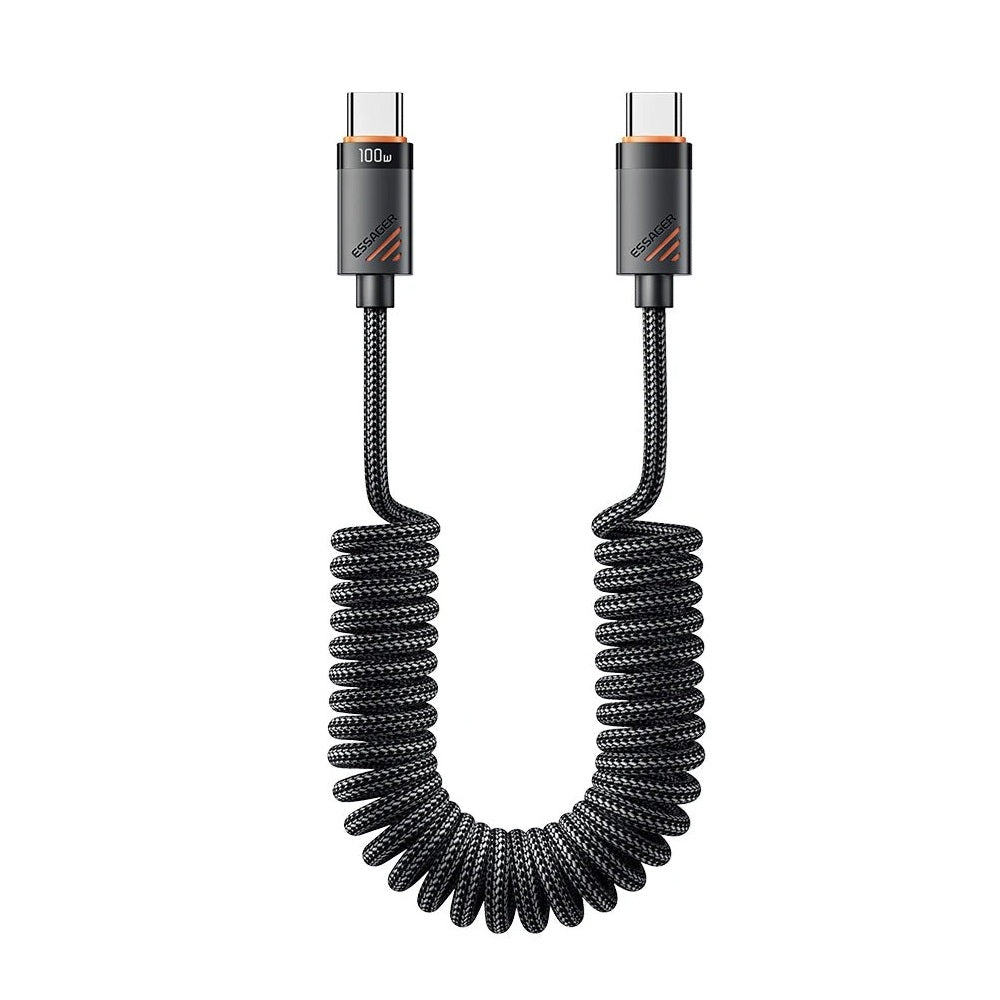 Essager 100W PD Fast Charging Spring Type-C Cable