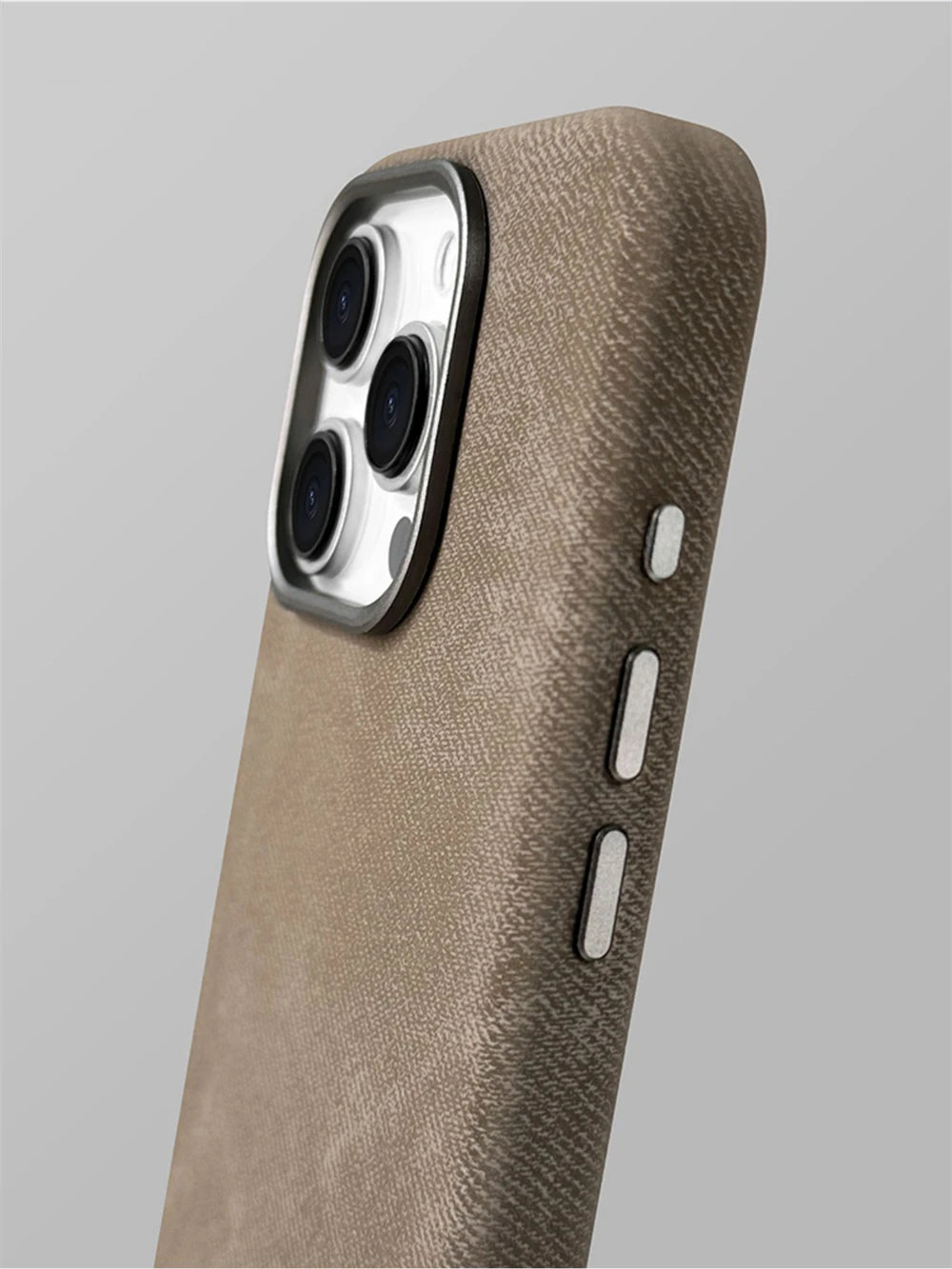 Luxury MagSafe Fiber Leather Shockproof Case for iPhone 14 Series