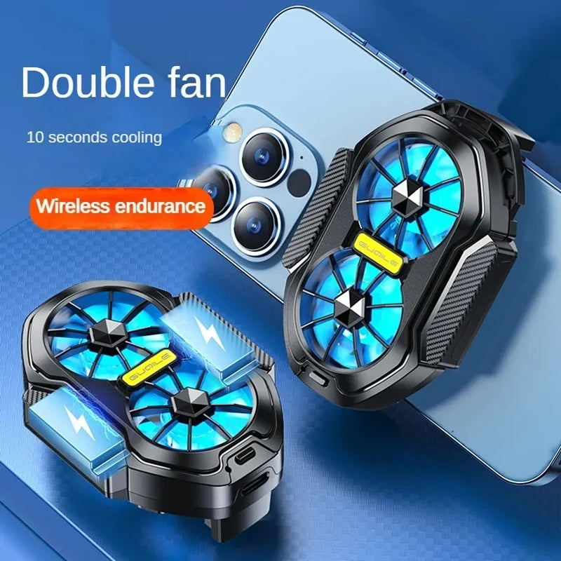 Universal Dual-Fan Phone Cooler