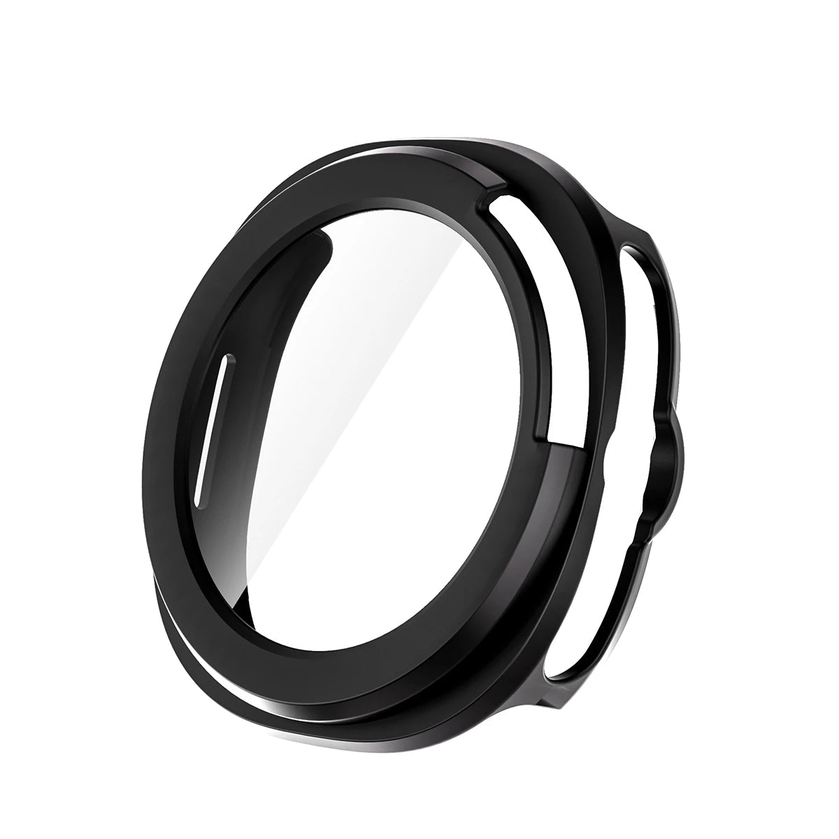 PC Case with Tempered Glass Screen Protector for Samsung Galaxy Watch 8 Classic