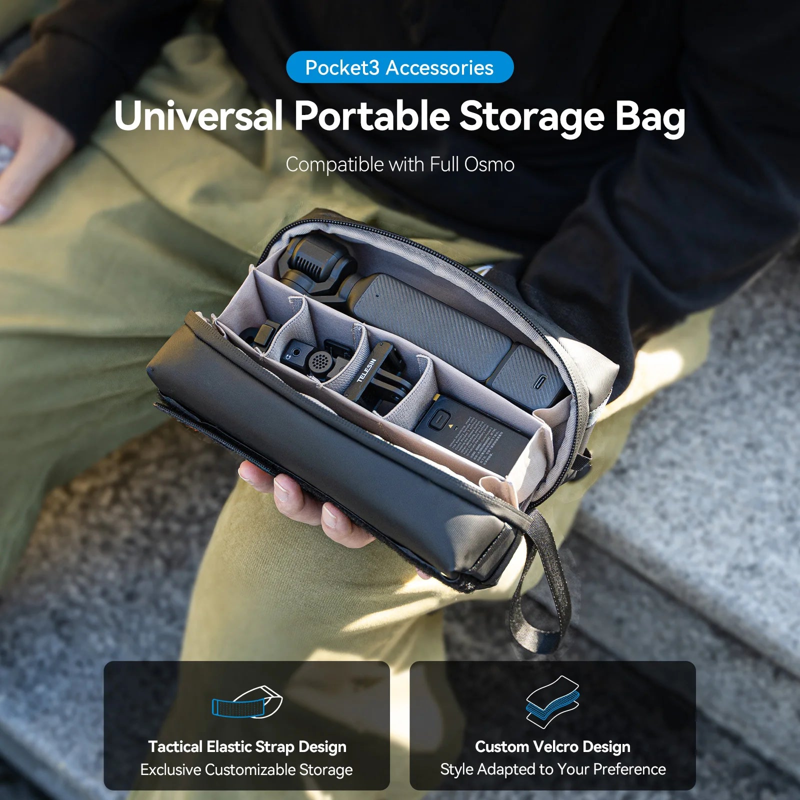 TELESIN Waterproof Storage Bag