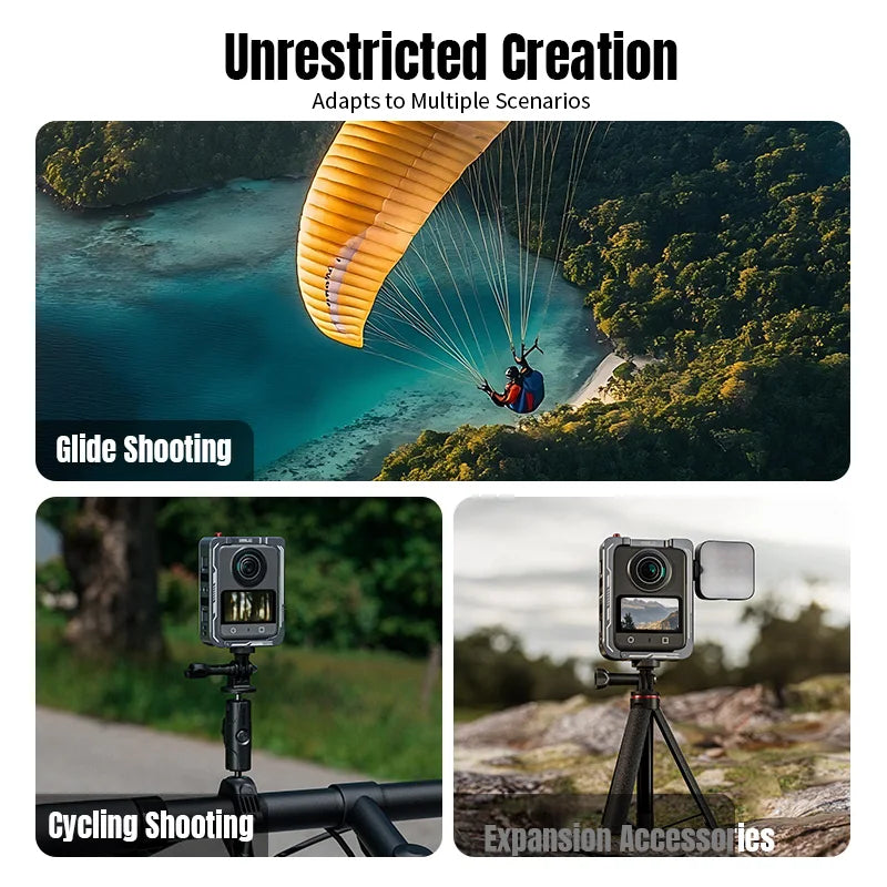 Alloy Camera Cage for DJI Osmo 360