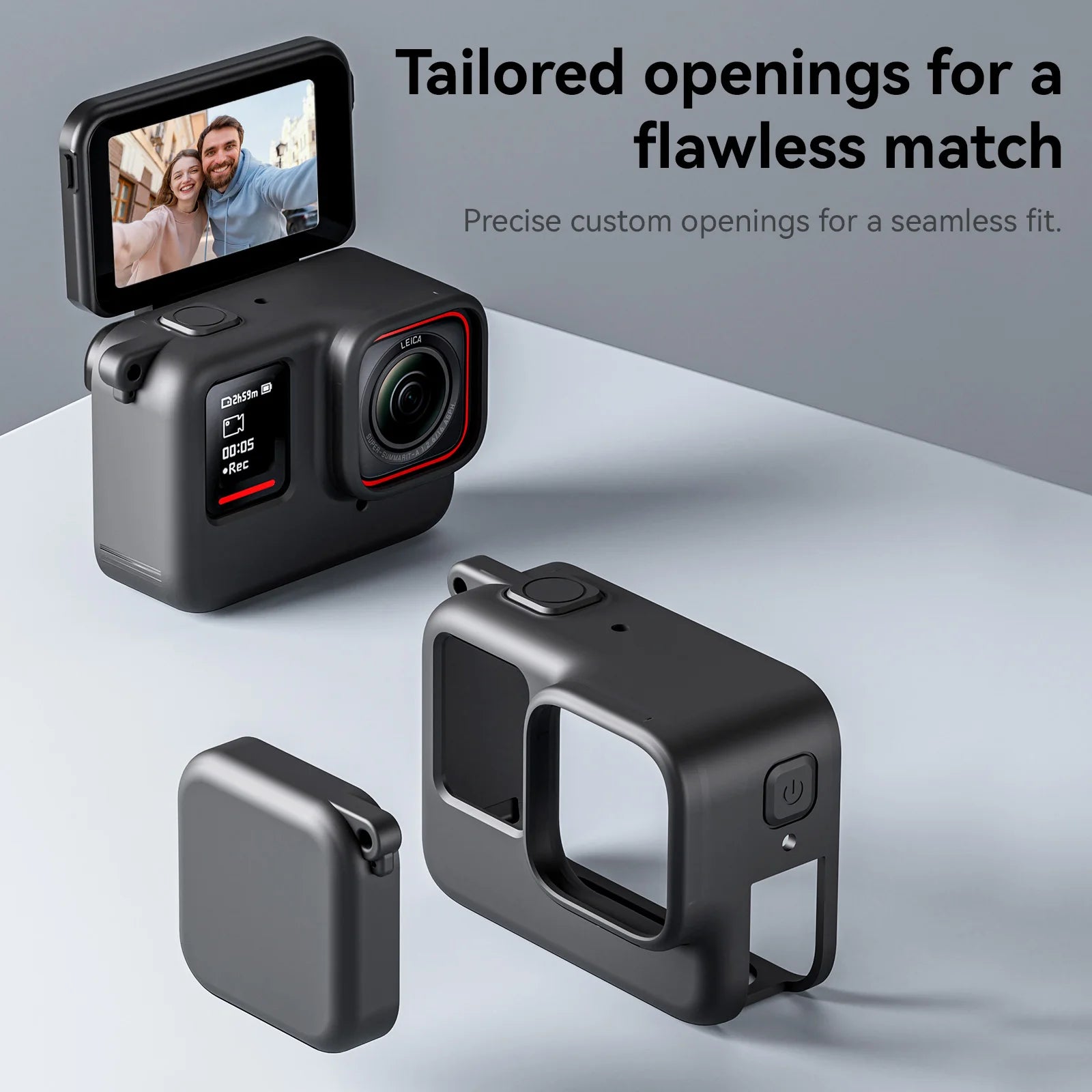 TELESIN Soft Silicone Lens Cap for Insta360 Ace – Protective & Durable