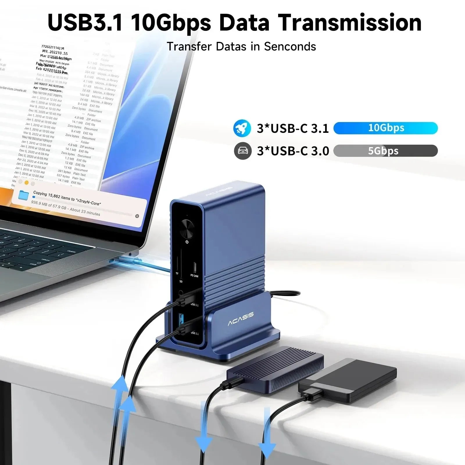 Acasis 15-in-1 USB-C Docking Station
