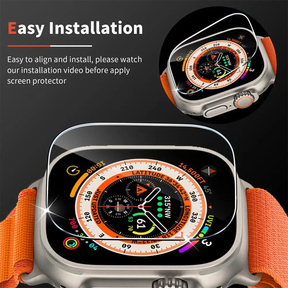 Anti-Scratch Waterproof Screen Protector for Apple Watch Ultra