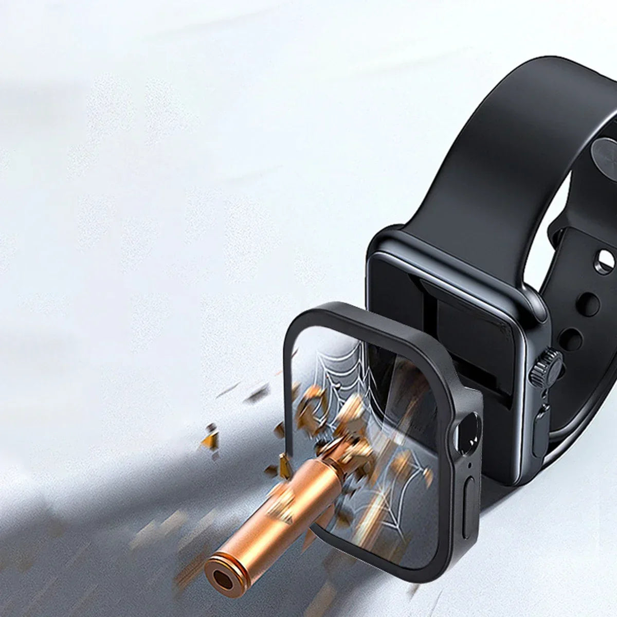 Durable Full-Coverage Metal Case for Apple Watch