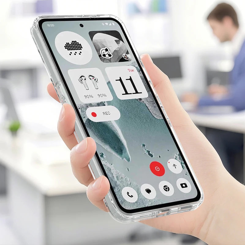 Anti-Fingerprint Transparent Magnetic Case for Nothing CMF Phone 2 Pro