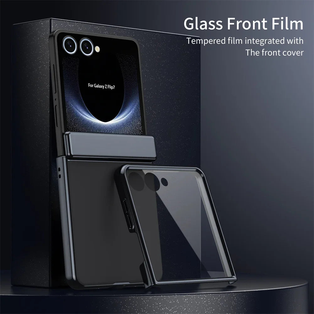 Plating Finish Shockproof Hard Shell Case for Samsung Galaxy Z Flip 7