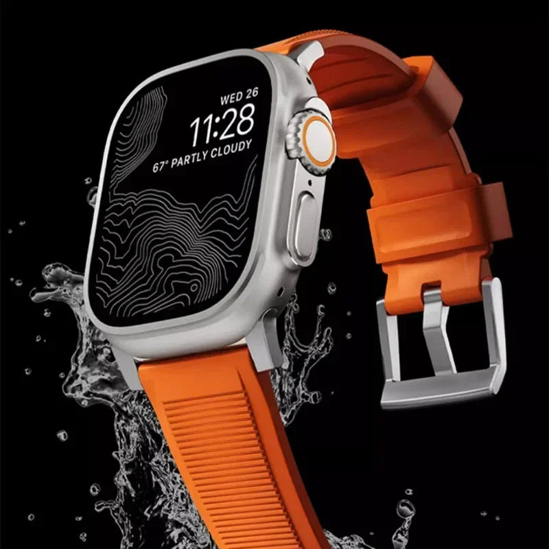 Durable Silicone Replacement Strap for Apple Watch