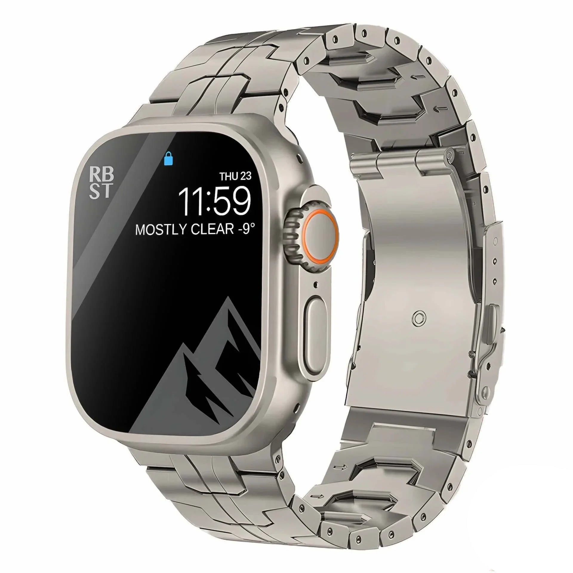 Luxury Titanium Metal Strap for Apple Watch