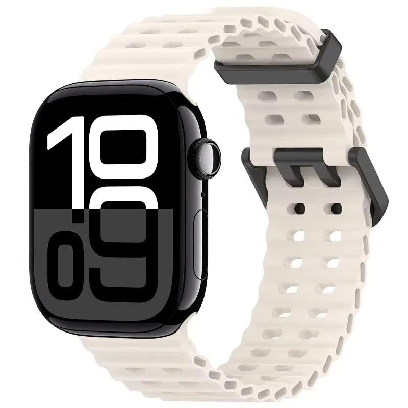 Durable Silicone Sport Wristband for Apple Watch