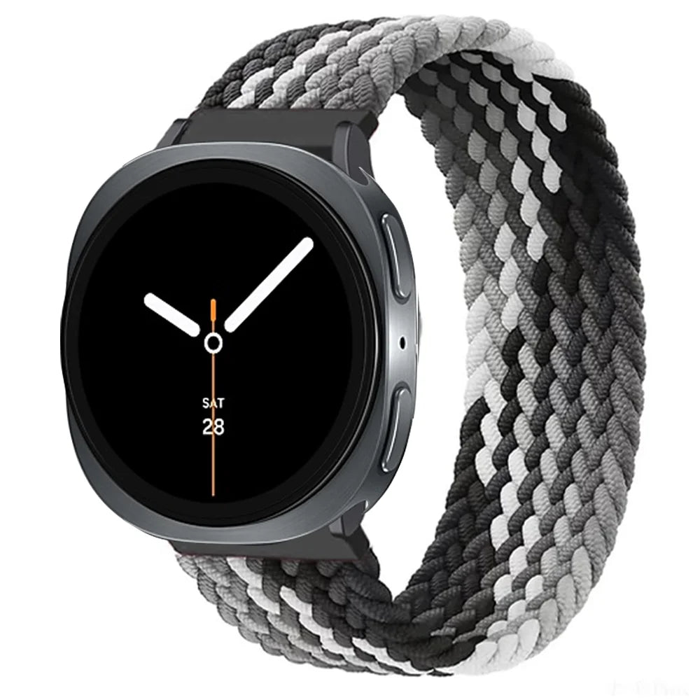Braided Solo Loop Elastic Band for Samsung Galaxy Watch 8 / Galaxy Watch 8 Classic