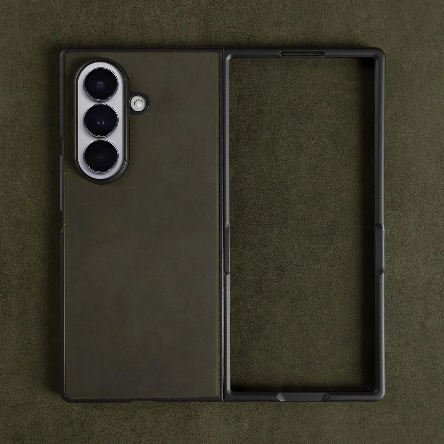 Retro Crazy Horse Genuine Leather Case for Samsung Galaxy Z Fold 7