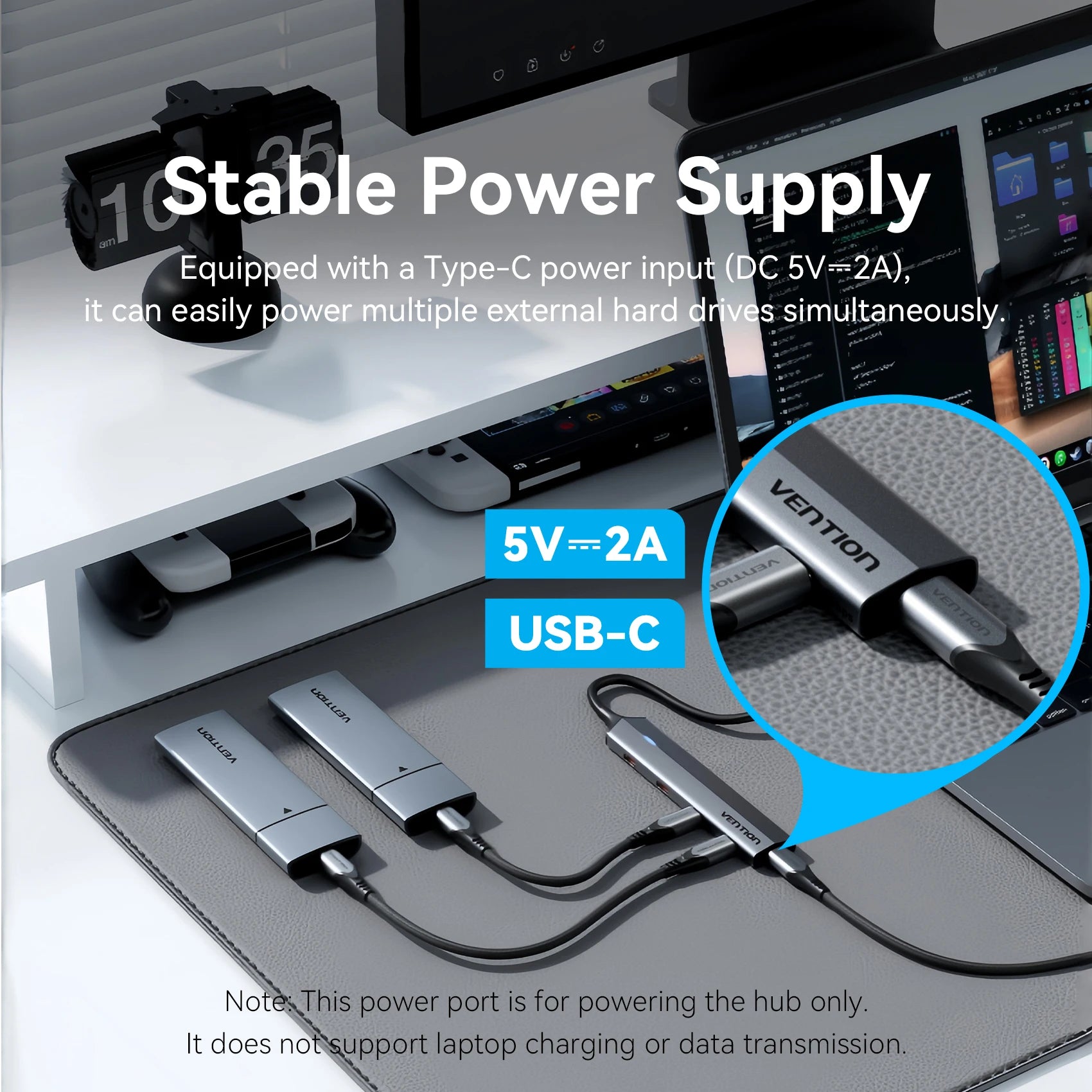 Vention 10Gbps USB 3.2 Gen2 Multi-Port Hub