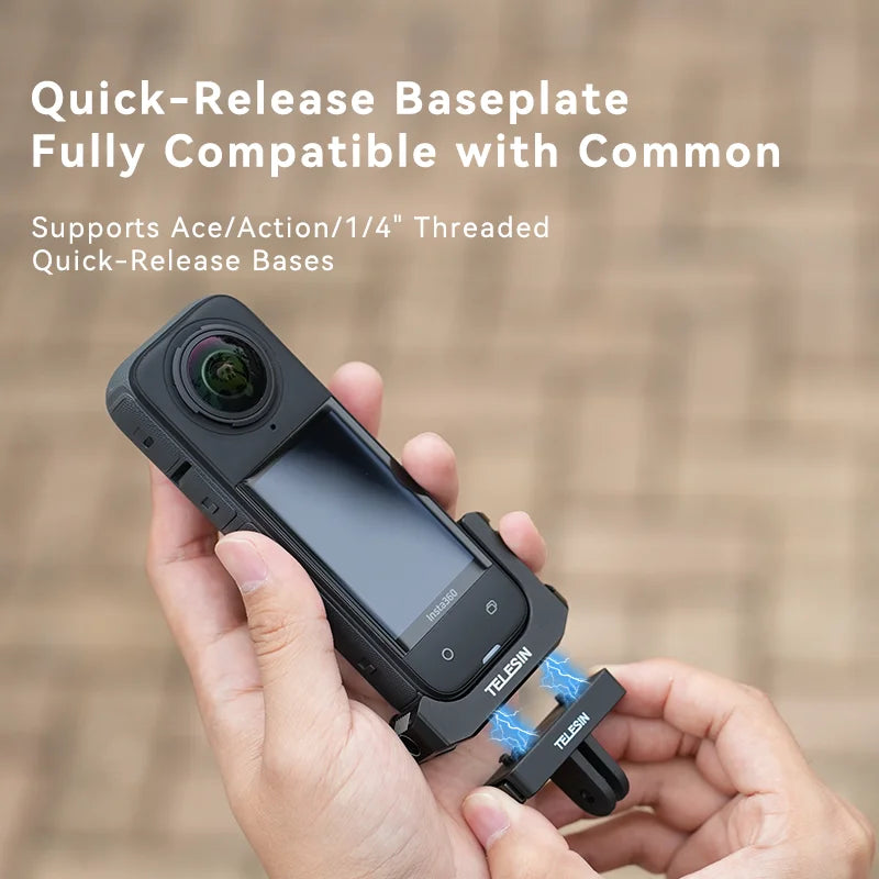 TELESIN Expansion Adapter for Insta360 X4a