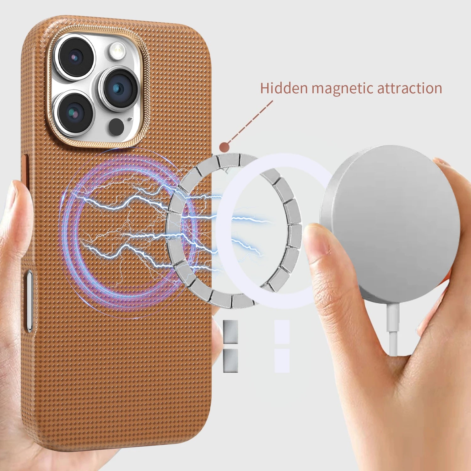 Premium Ultra-Thin Leather MagSafe Case for iPhone 16 Series