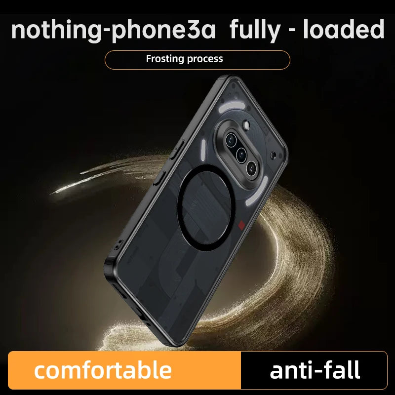 Shockproof Matte PC + TPU Magnetic Case for Nothing Phone 3a / 3a Pro