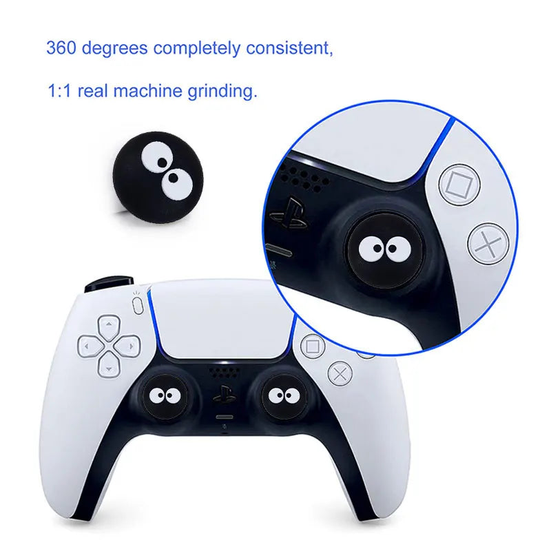 2-Pack Soft Silicone Thumb Grips for PlayStation 5 Controller